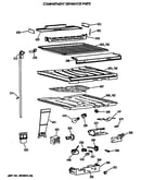 Compartment separator parts