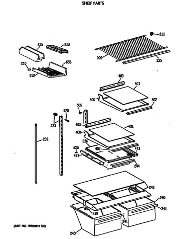 Shelf parts