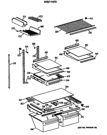 Shelf parts