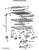 Compartment separator parts