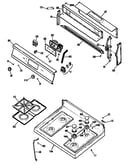 Control panel/cooktop