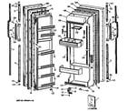 GE TFG22ZAVAAD doors diagram