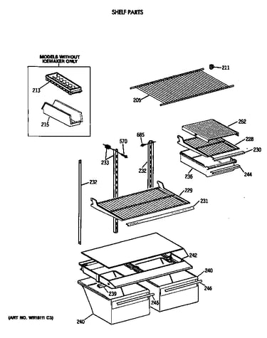 Shelf parts