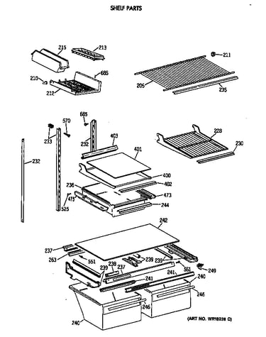 Shelf parts