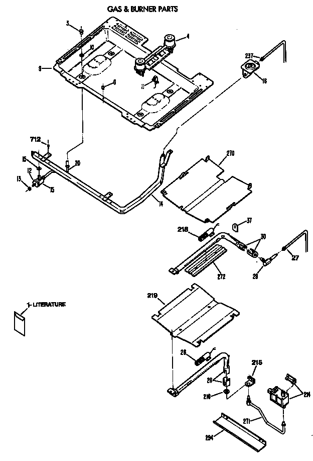 Gas & burner parts