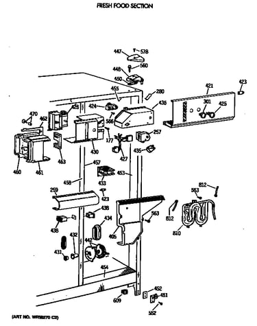 Fresh food section