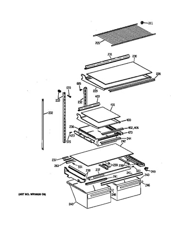 Shelf parts