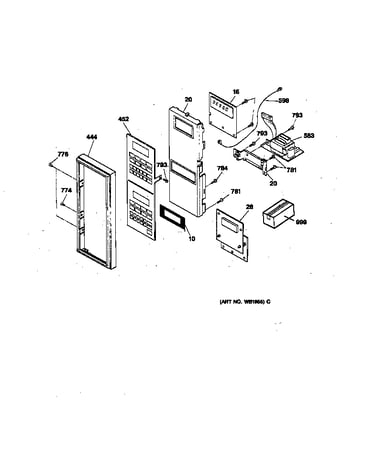 Microwave control panel
