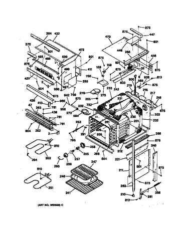 Oven body parts