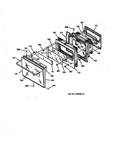 Oven door