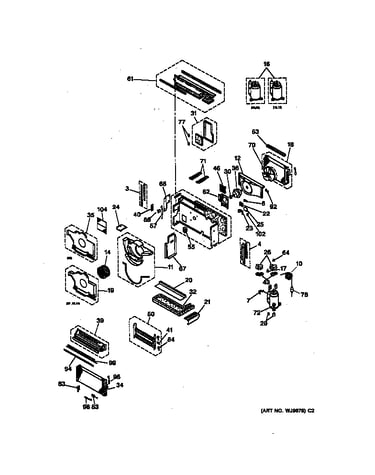 Motor, compressor & system components