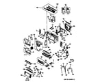 GE AZ31H15E5DV4 motor, compressor & system components diagram