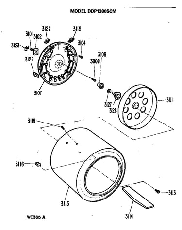 Heating element/tub