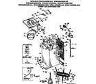 GE WWA5710SBLAA cabinet and suspension asm. diagram