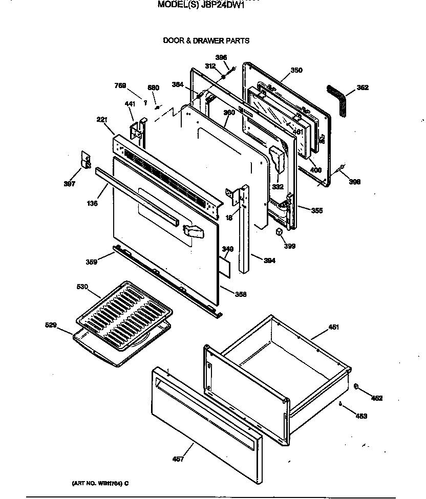 Door & drawer parts