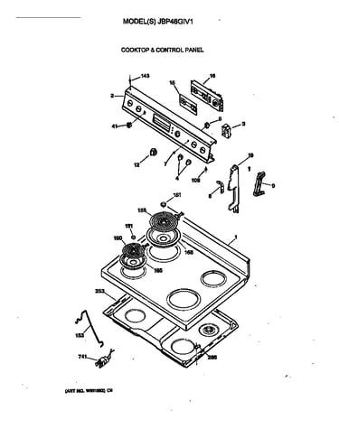 Cooktop & control panel