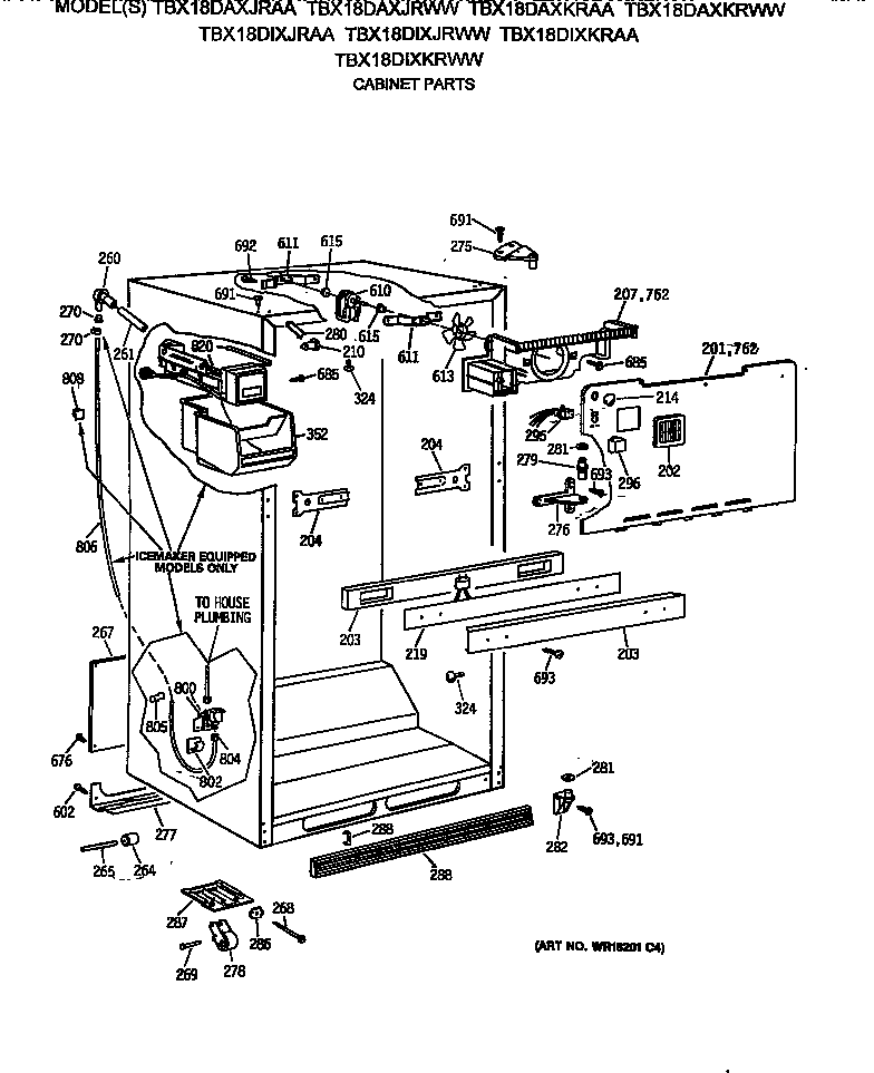 CABINET PARTS