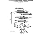 GE TBX18DIXKRAA compartment separator parts diagram