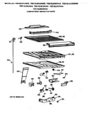Compartment separator parts