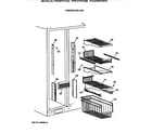 GE TPX24PRYAWW freezer shelves diagram