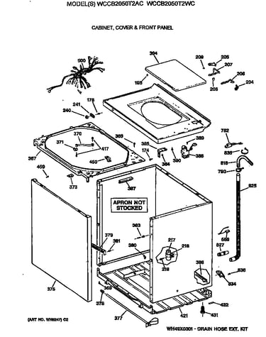 Cabinet, cover & front panel