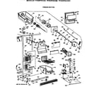 GE TFX22PRXCWW freezer section diagram