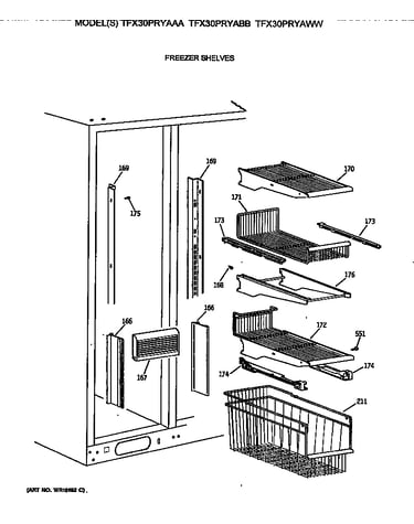Freezer shelves
