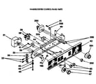 GE WSM2420SCZWW washer/dryer control panel parts diagram