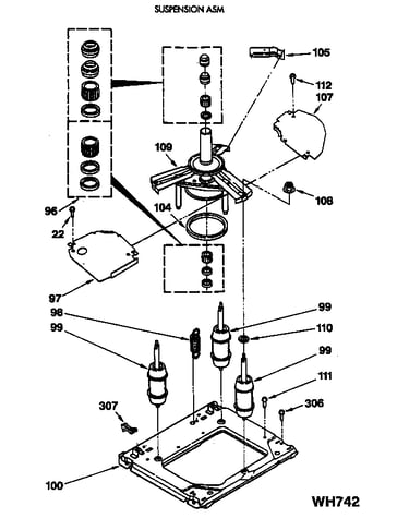 Suspension asm