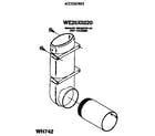 GE WSM2420SCZWW exhaust defector diagram