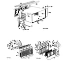 GE AD923BPF1 cabinet/grille diagram