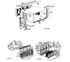 GE AD518BMG1 cabinet/grille diagram