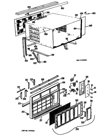 Cabinet/grille