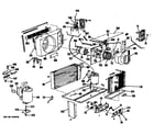 GE AJE11D1Z1 chassis assembly diagram