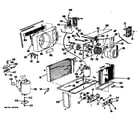 GE AJE10D2T1 chassis assembly diagram