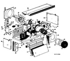 GE A4B568DCALQ1 chassis assembly diagram