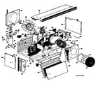 GE A3B668DAELT1 chassis assembly diagram