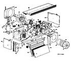 GE A2B518DXASSA chassis assembly diagram