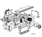 GE A3B688CKFSW1 chassis assembly diagram