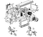 GE A3B598DJASQ1 chassis assembly diagram