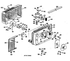 GE AT706FPK2 chassis assembly diagram