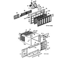GE AQ708ASQ2 cabinet/grille diagram