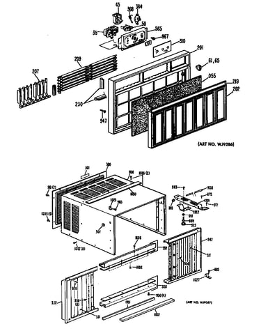 Cabinet/grille