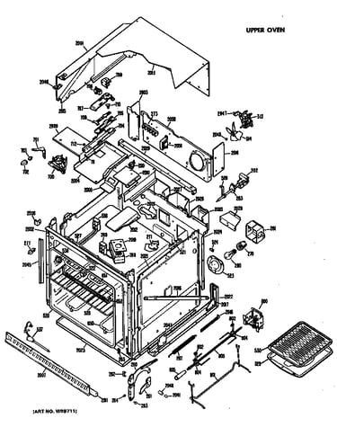 Upper oven