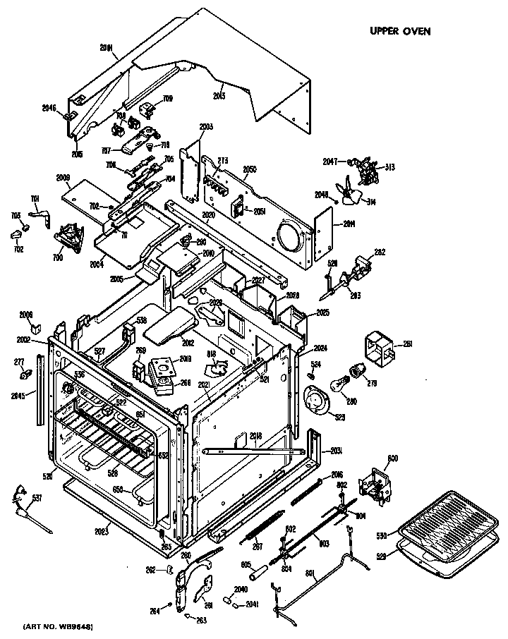 Upper oven