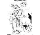 GE WWC7190CAL cabinet & suspension assembly diagram