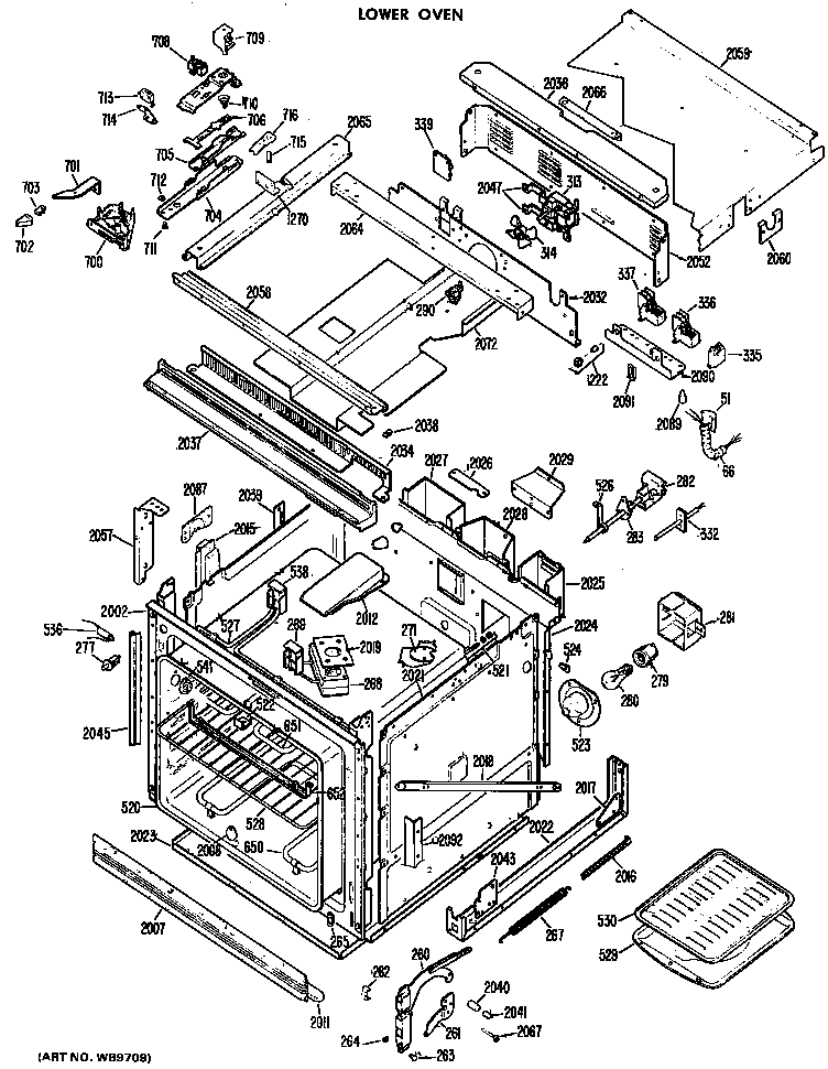 Lower oven