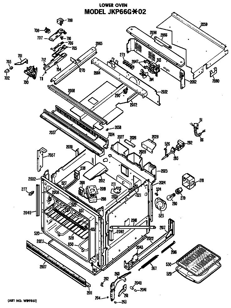 Lower oven