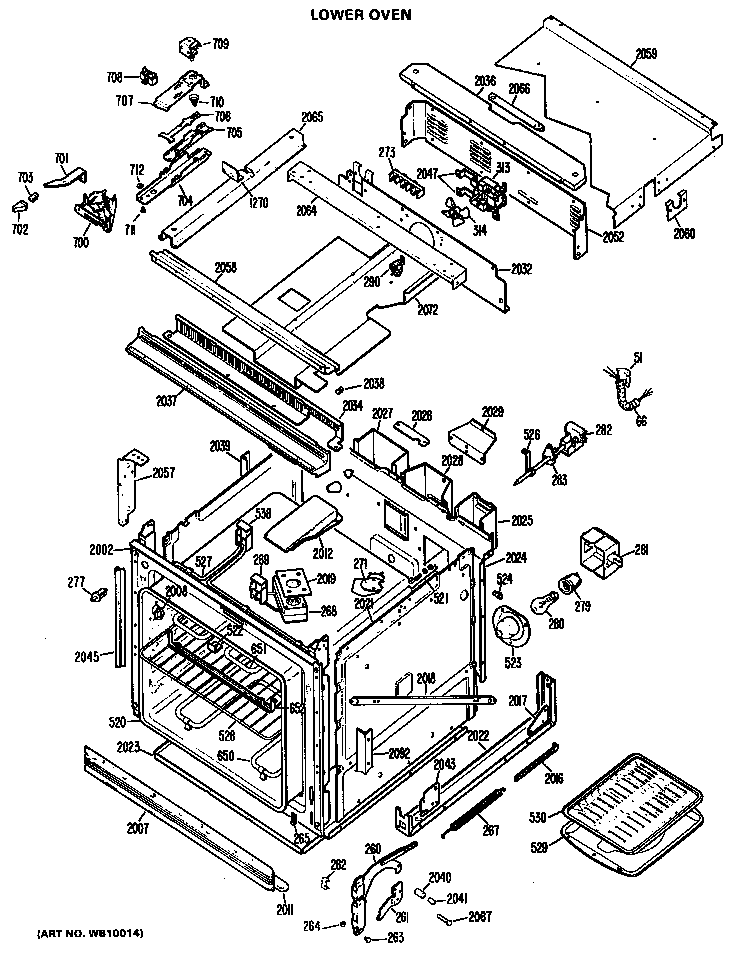Lower oven