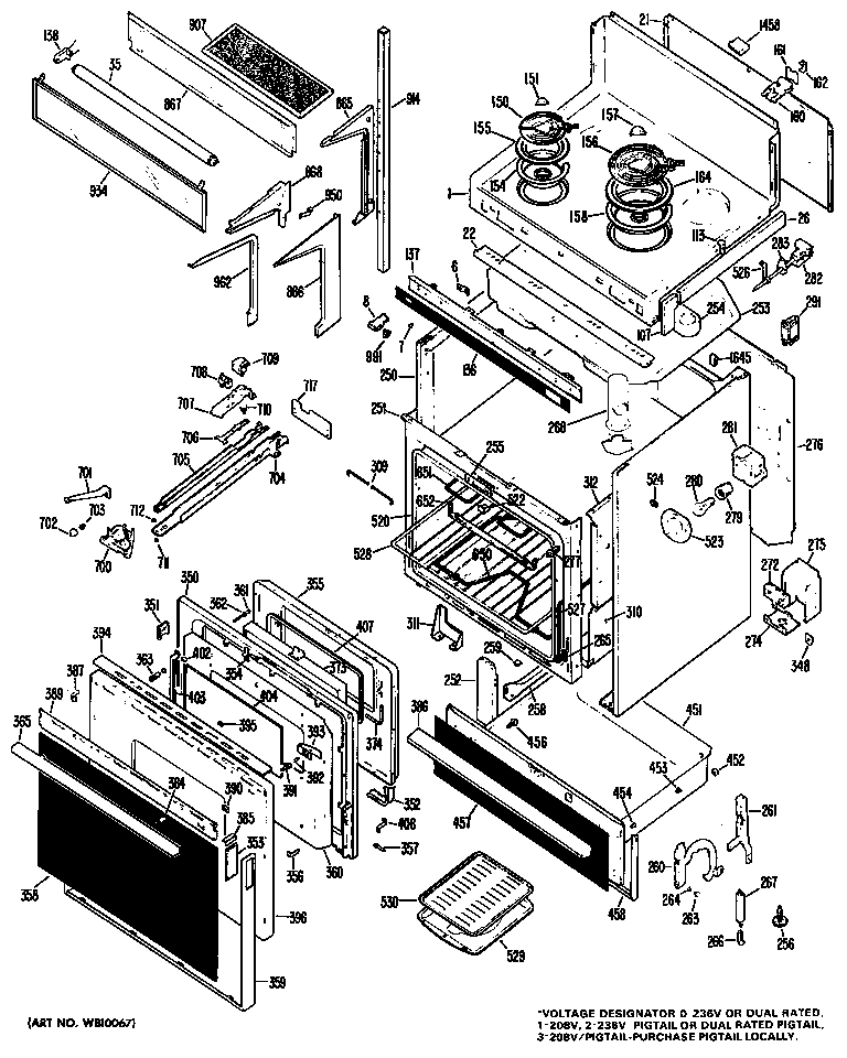 LOWER OVEN/COOKTOP